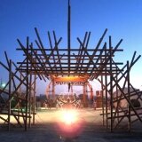 Fractal Nation Village camp Portal- Burning Man 2011