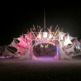 Fractal Nation Village camp Portal- Burning Man 2011