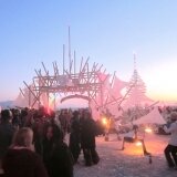 Fractal Nation Village camp Portal- Burning Man 2011