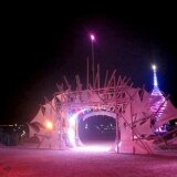 Fractal Nation Village camp Portal- Burning Man 2011